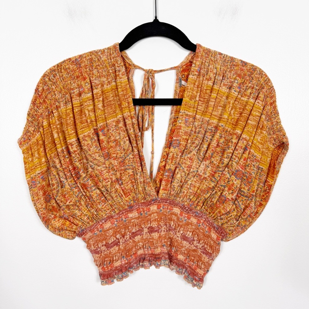 Free People Next Vacation Boho Top Small - Picture 2 of 7